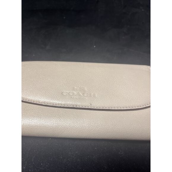 COACH Soft Leather Credit card Wallet Soft Pink- Blush - Picture 2 of 8